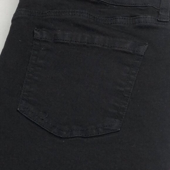 LIKE NEW DAVID BITTON BLACK AUBREY HIGH RISE ANKLE STRAIGHT JEANS 10/30x26 ⭐️ - Picture 6 of 12
